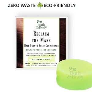 Reclaim the Mane Solid Conditioner Bar | Best Selling Hair Growth Line | Leading Edge Innovative Ingredients | Professionally Formulated