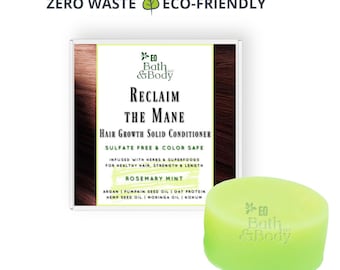 Reclaim the Mane Solid Conditioner Bar | Best Selling Hair Growth Line | Leading Edge Innovative Ingredients | Professionally Formulated