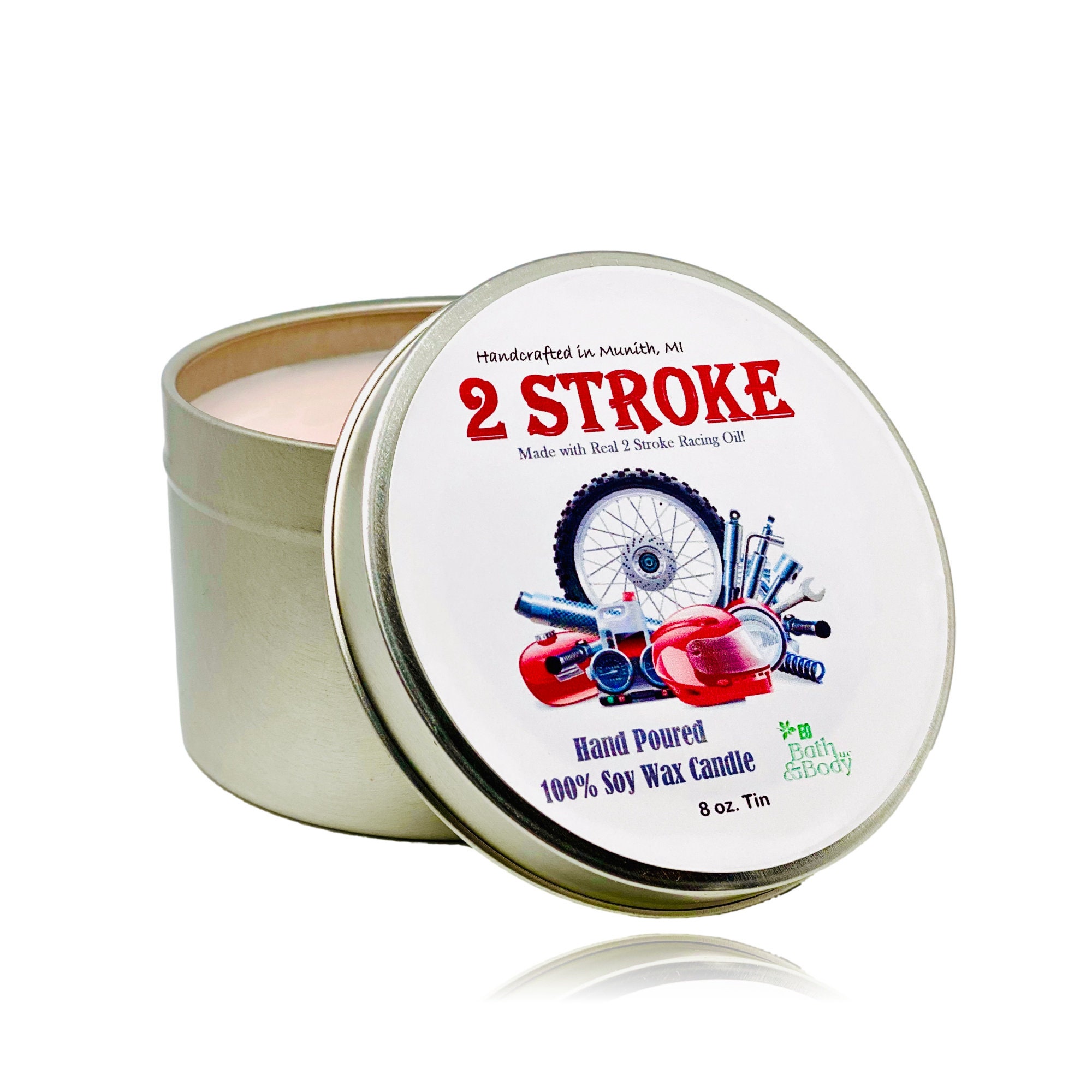 2- Stroke Candle, KLOTZ OIL Benol® Scented Candle - 8 oz 9905-0160 -  HVCcycle