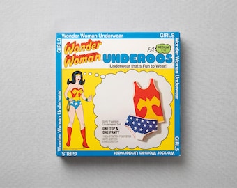 Rare Vintage Wonder Woman Underoos – Factory Sealed New Old Stock