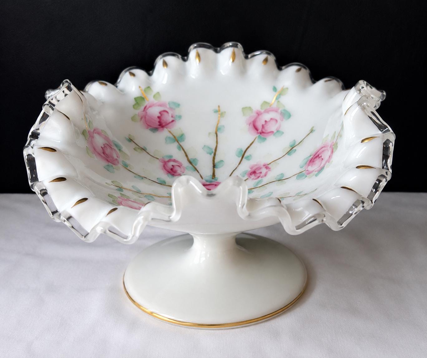 Fenton Candy Dish - Etsy