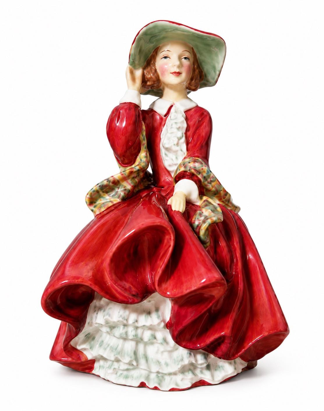 Royal Doulton Lady Red Dress - Etsy