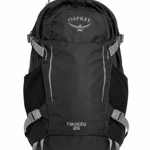 Osprey Hikelite 26 Backpack Black 26L Daypack 0/S 38–56 cm Hiking Travel AirSpeed Mesh Back . Rain cover included. Excellent Condition