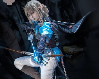 Disfraz de cosplay de Zelda: atuendo completo de anime para exposiciones y eventos