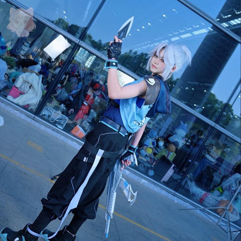 【奈喵】Valorant Jett 【コスプレ衣装/ウィッグ】 Amazon.co.jp: 衣装+ウィッグ ジェット VALORANT ヴァロラント Jett