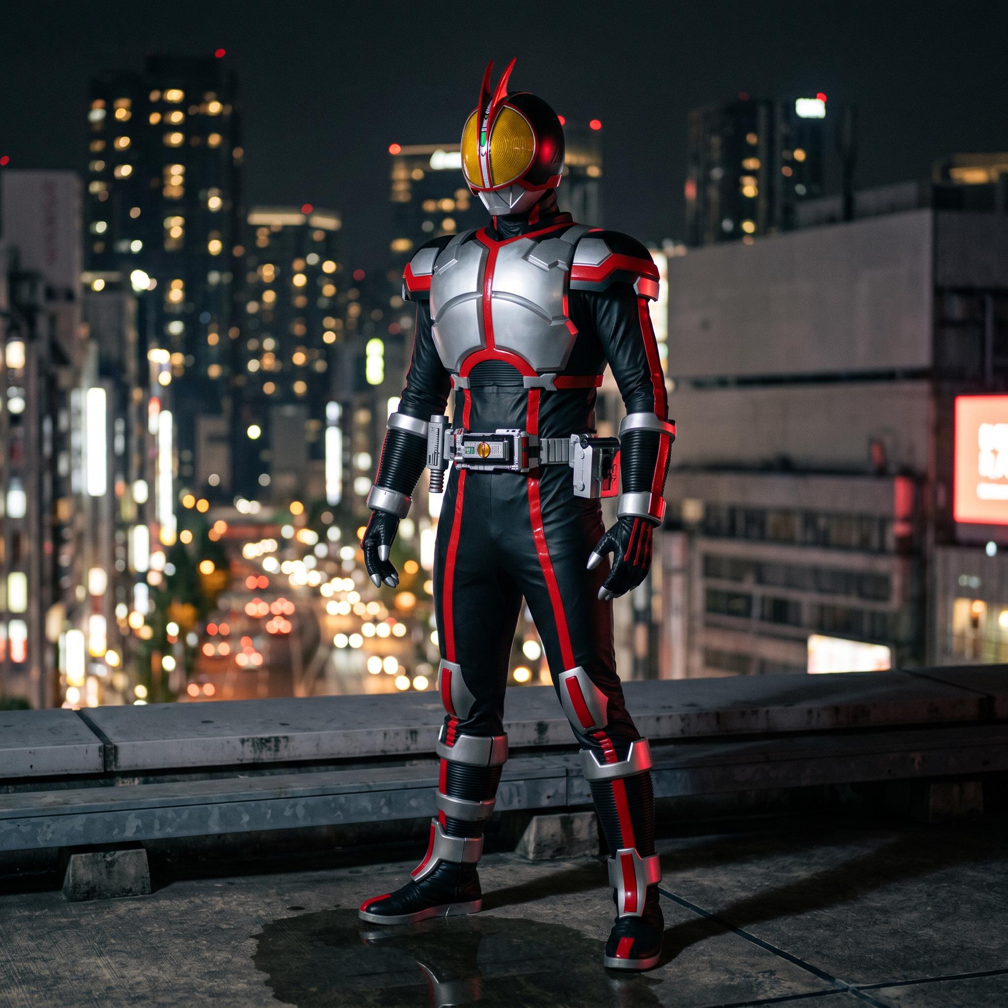 Fan Made Rider Suit Faiz 555 Kamen Rider Cosplay Armor Suit Full Set Helmet Costume Custom ...