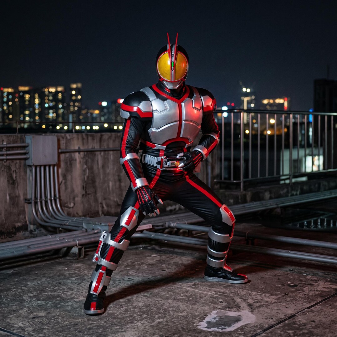 Faiz 555 Kamen Rider Cosplay Armor Suit Full Set Helmet Costume