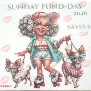 Sunday Fund-Day : 12 Month Cash Envelope Budgeting Binder