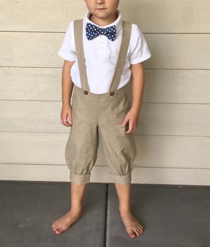 Suspender Pants / Page Boy Pants / Ring Bearer Outfit / Newsie Etsy