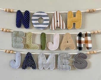 Custom Baby Name Banner / Personalized Child Name Garland