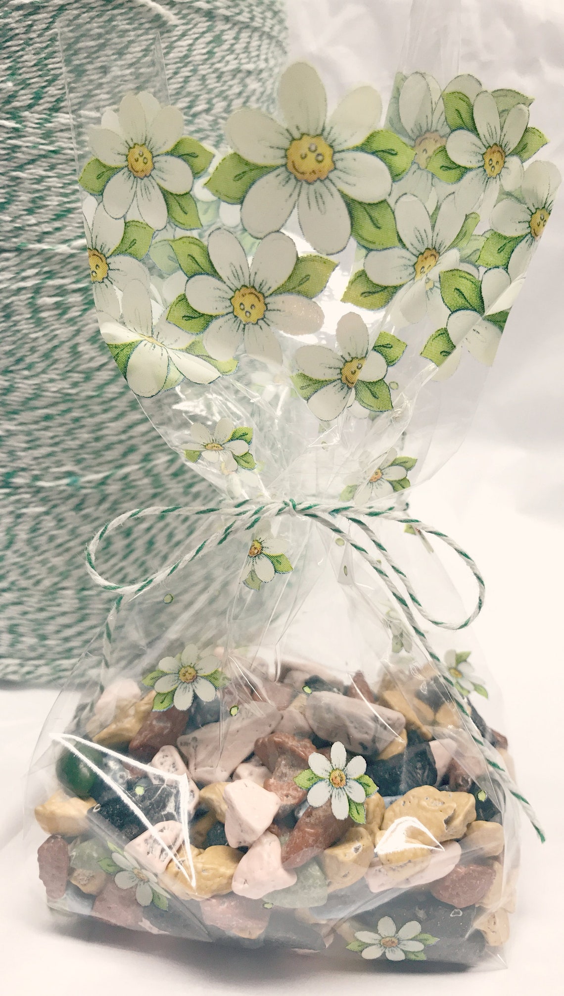 Spring Cellophane Daisy Cellophane Spring Favor Bags, Tea Party Treat Bags, 10pc - Etsy
