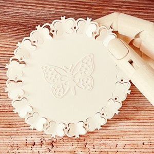 Butterfly Paper Doilies, Small 3D, Paper Die Cuts, Junk Journal Supplies, Scrapbooking