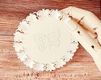 Butterfly Paper Doilies, Small 3D, Paper Die Cuts, Junk Journal Supplies, Scrapbooking