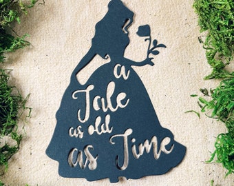 Belle,Beauty and the Beast, Die Cut, Silhouette, Card Making, Scrapbooking