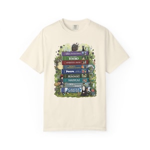 Vintage Studio Ghibli Shirt, 90er Jahre Zeichentrickfilm VHS T-Shirt, Ghibli Fan Geschenk, Y2K Cartoon Shirt, Retro Style Japanisches Cartoon Top Ivory