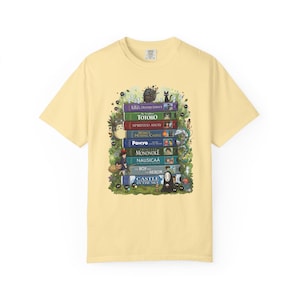 Vintage Studio Ghibli Shirt, 90er Jahre Zeichentrickfilm VHS T-Shirt, Ghibli Fan Geschenk, Y2K Cartoon Shirt, Retro Style Japanisches Cartoon Top Banana