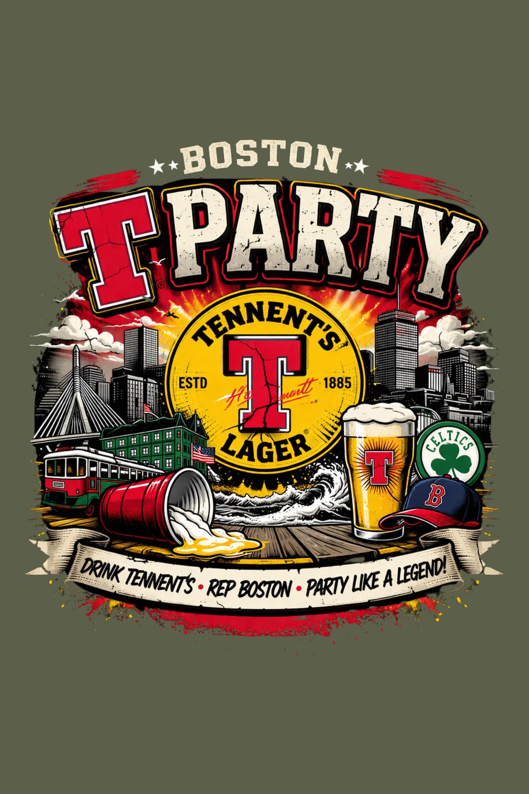 Boston Tea Party T, Scotland World Cup T-shirt | Scotland Fans