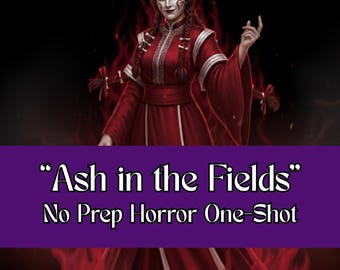 Aventura de terror de una sola entrega (5.ª edición): Ceniza en los campos + Mapas imprimibles (descarga digital)