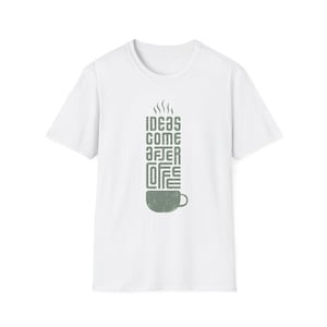 Coffee Inspiration T-Shirt: Unisex Softstyle Cotton Tee