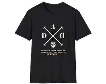 Papa Witz Liebhaber Unisex T-Shirt, lustiges Papa Geschenk, Humor T-Shirt, Vatertagsgeschenk, Freizeitkleidung, Papa Humor Shirt