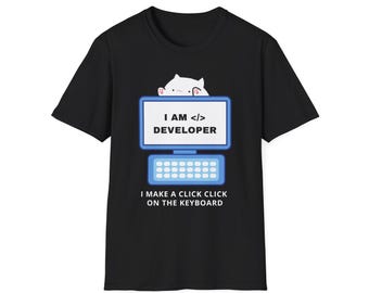Camiseta divertida de desarrollador: humor de programación, ropa tecnológica geek