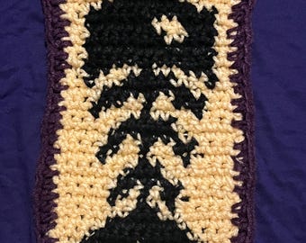 Crochet Fish Bones Tapestry