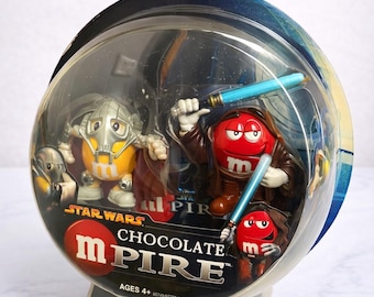 M&m's Star Wars Chocolate M-pire Figure Set Obi-wan + Grievous