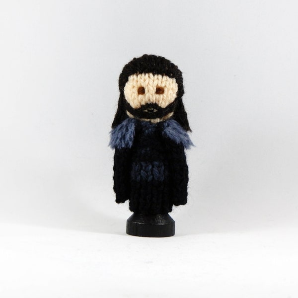Jon Snow Finger Puppet - Kit Harington - Game of Thrones George R.R. Martin - GOT