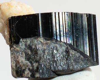Natural Tourmaline Crystal  • Raw Crystal for Protection & Balance • Chakra Energy