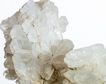 Quartz Cluster, Natural Crystals for Meditation, Energy Clearing, Feng Shui Decor, Raw Crystal Gift