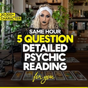 Same Day 5 Question Psychic Reading: Love, Career, Future