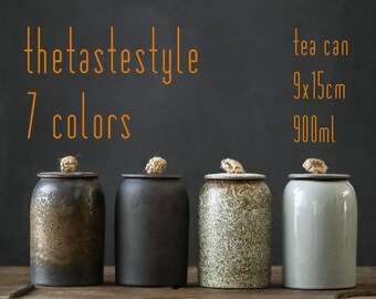Ceramic Kitchen Canisters Etsy