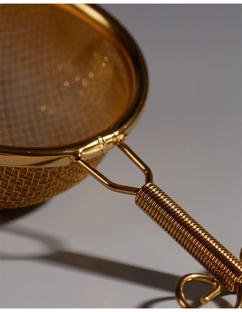 COPPER TEA STRAINER Double Layer Filter Tea Copperware Etsy