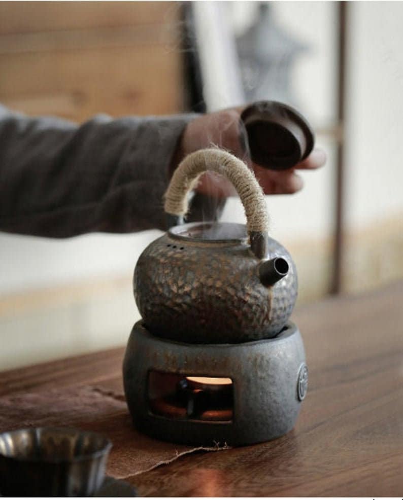 CERAMIC TEA POT Handmade Tea Pot Stove Set 450ml Tea Pot Etsy