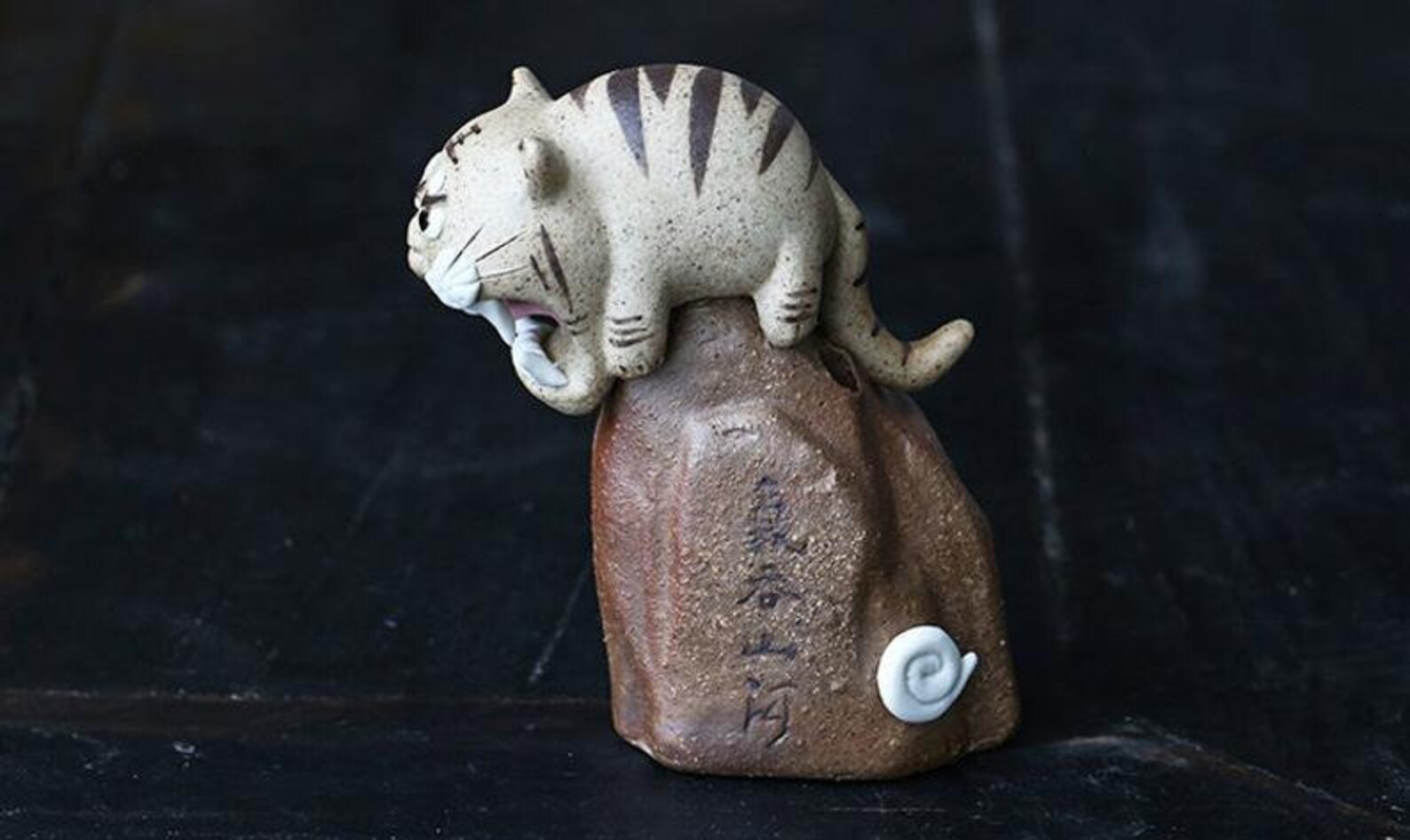 CERAMIC TEA PETS / Tiger Tea Pet / Handmade Tea Pet / Tiger Etsy