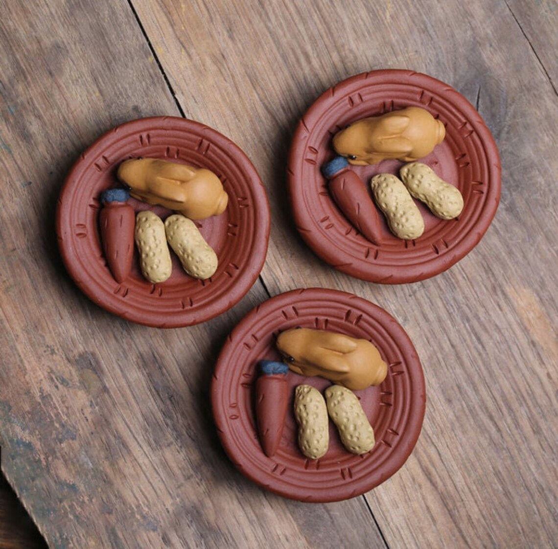 RABBIT TEA PET Charm Tea Pet Rabbit Statue Décor Tea Etsy