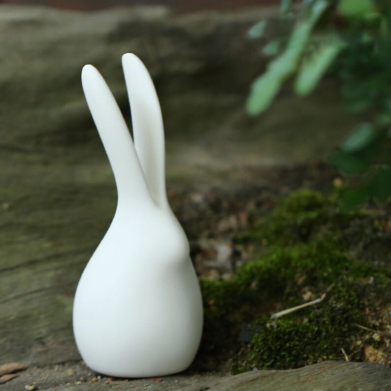 RABBIT TEA PET Ceramic Animal Figurine Ceramic Tea Pets Etsy