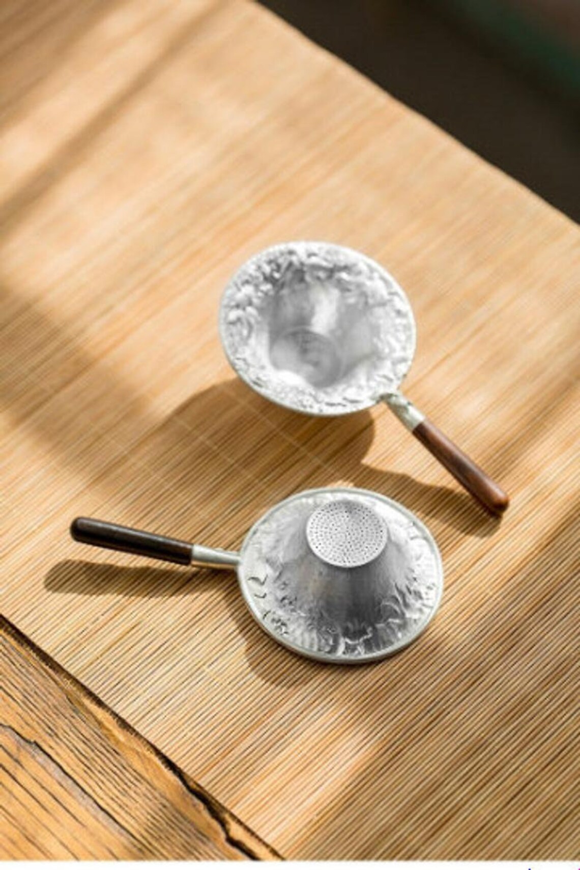 TIN TEA STRAINERS Handmade Strainers Chinese Tea Filter Etsy