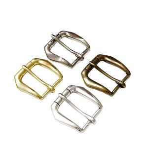 Solid Brass American Retro Belt Buckle | 30mm Classic Pin Buckle | DIY Leather Craft Hardware | Heavy Duty (46g)