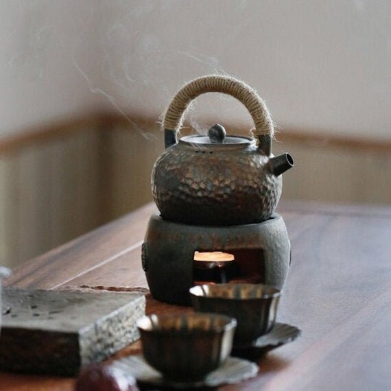 CERAMIC TEA POT Handmade Tea Pot Stove Set 450ml Tea Pot Etsy