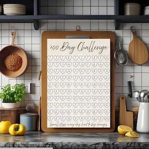 100 Day Challenge - Ultimate Weight Loss Tracker - Instant download - Start your weight loss journey today!
