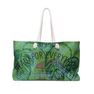 Stylish Weekender Bag for Adventurers, Travel Tote, Beach Bag, Gym Bag, Ready for Everything Bag