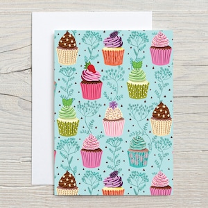 Cupcakes Birthday GREETING CARD