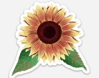 Sunflower VINYL WATERPROOF STICKER