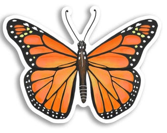 Monarch Butterfly VINYL WATERPROOF STICKER