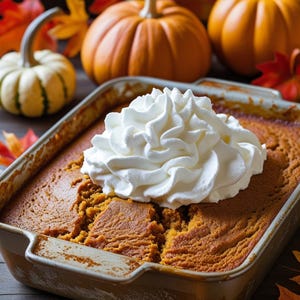 Best Recipe for Pumpkin Dump Cake - Cake - Fall Dessert-  Instant PDF Download and Printable Recipe