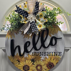 Wieszak na drzwi Hello Sunshine
