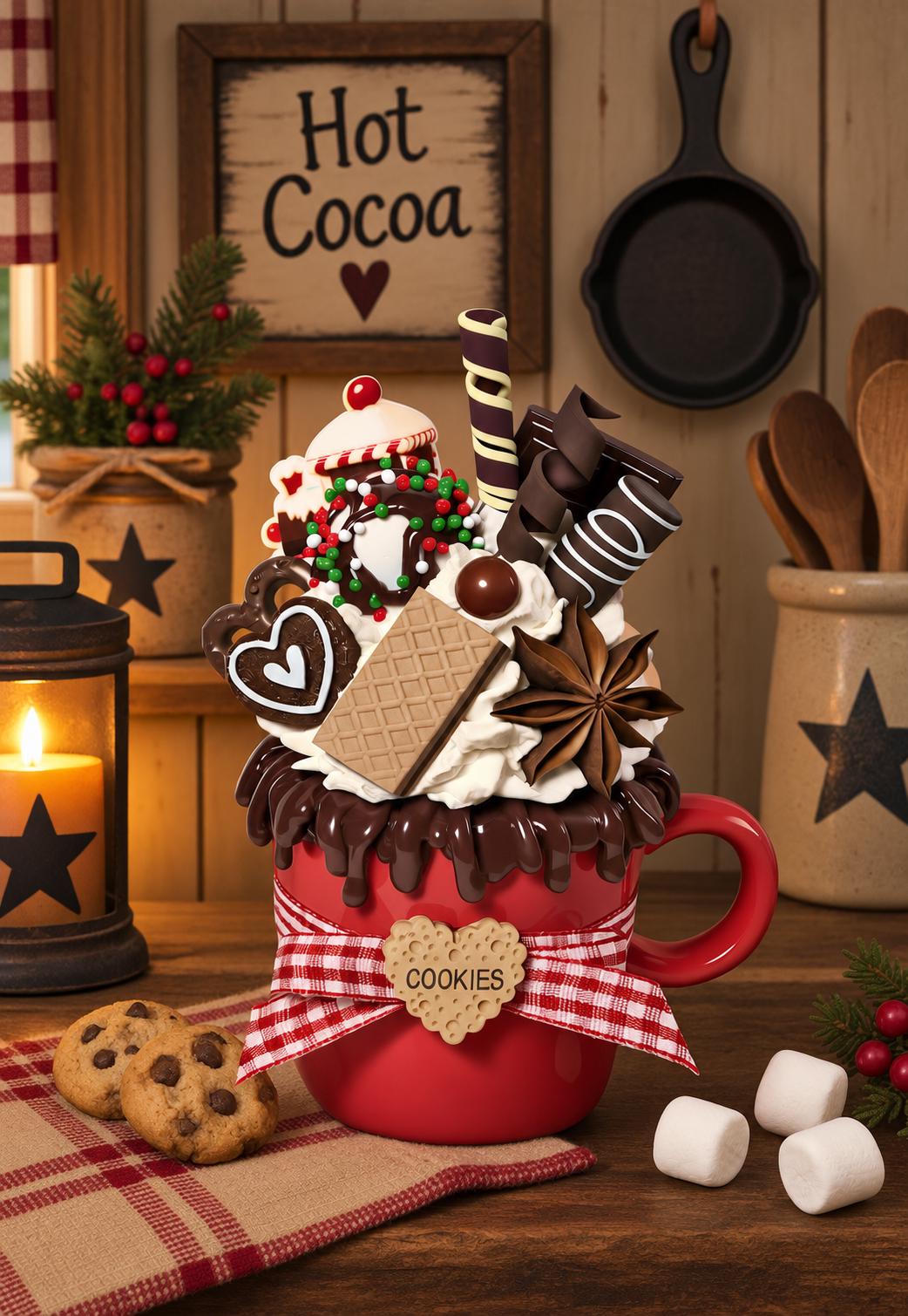 Hot Chocolate Mug Wreath - Etsy