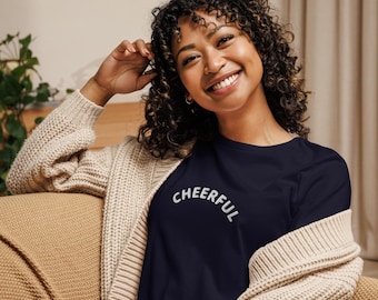 CHEERFUL Embroidery Women's Relaxed T-Shirt