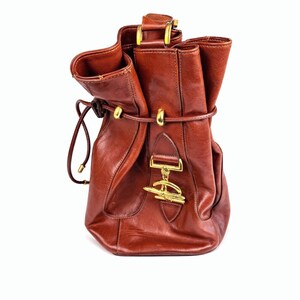 Texier France Premium Leather Bucket Bag Crossbody Texier shoulder bag purse - Gem main image 2